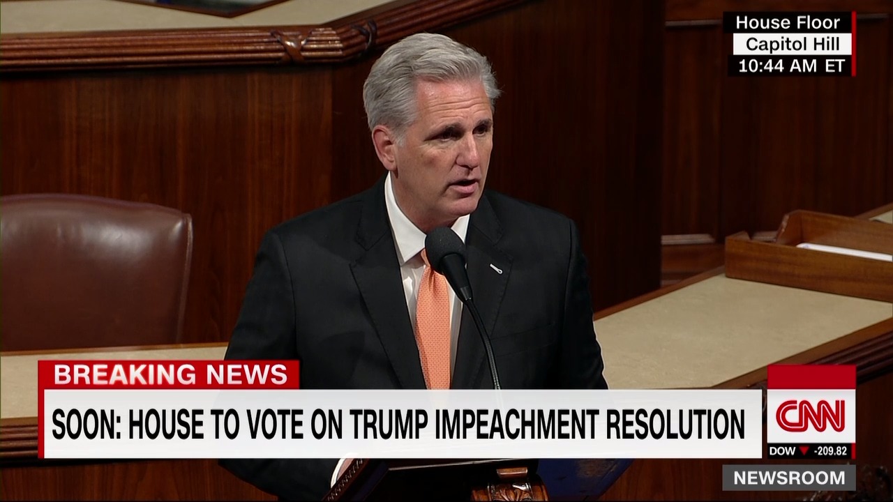 Live Updates Trump Impeachment Vote And Inquiry Cnnpolitics