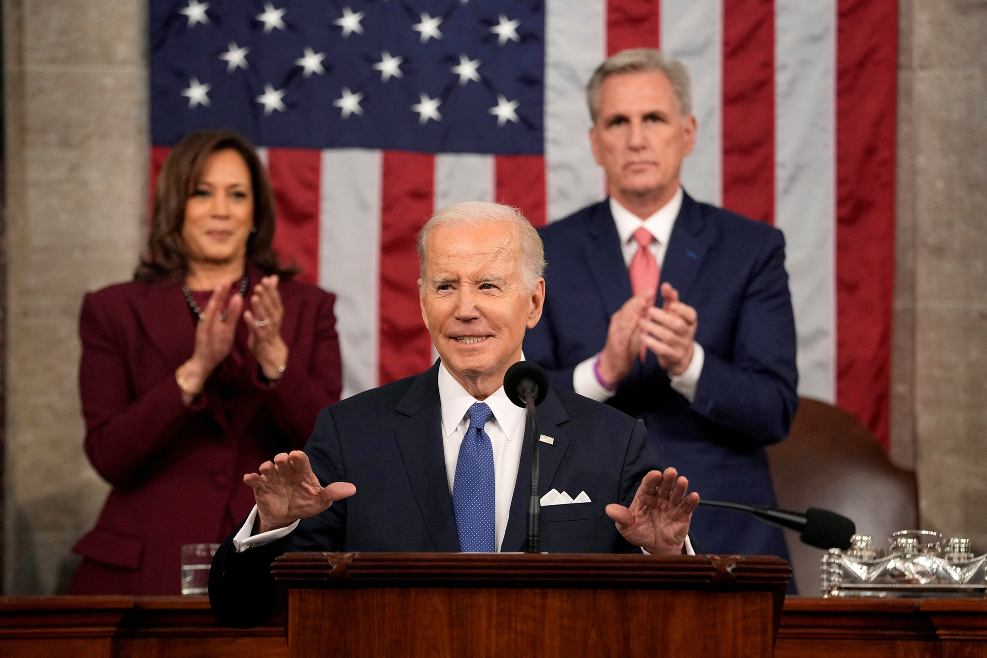 President Joe Biden delivers the State of the Union address to a joint session of Congress.