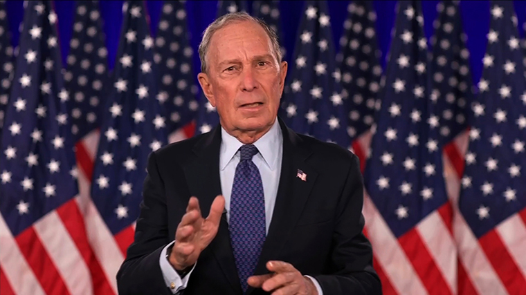 Former Mayor of New York City Michael Bloomberg.