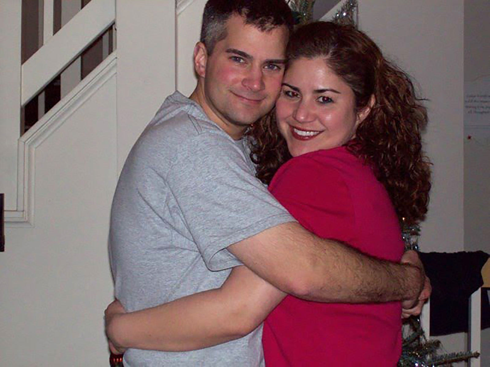 Brian Sicknick, a US Capitol Police officer who died after the Jan. 6 insurrection, and his longtime partner, Sandra Garza.