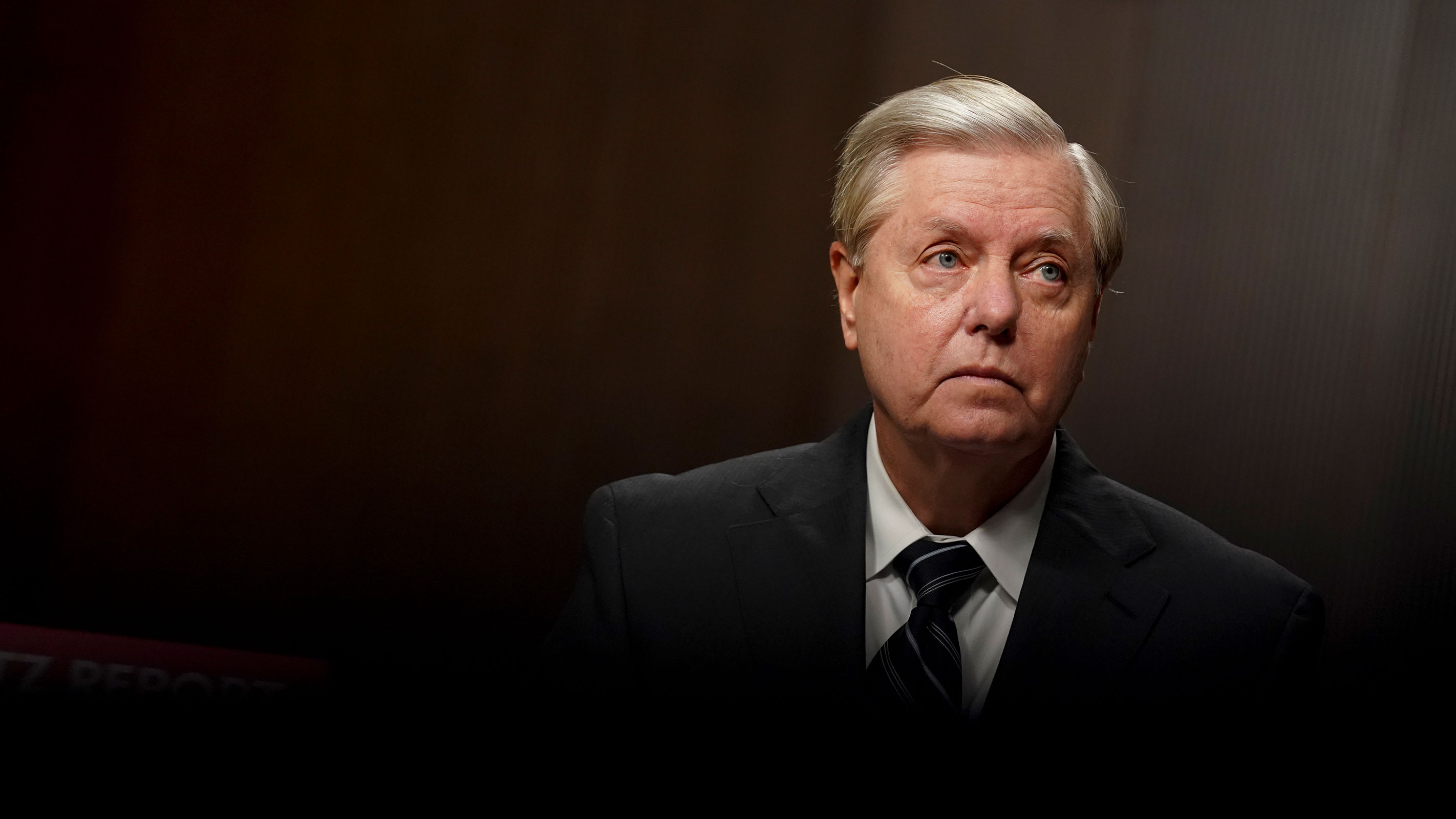 Sen. Lindsey Graham waits to begin a hearing on Wednesday, September 30, 2020 on Capitol Hill in Washington, DC.