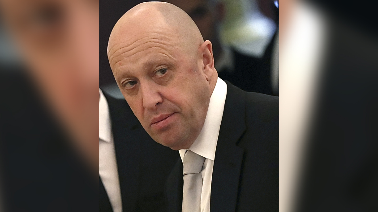 Yevgeny Prigozhin prior to a meeting at the Kremlin in Moscow, on July 4, 2017. 