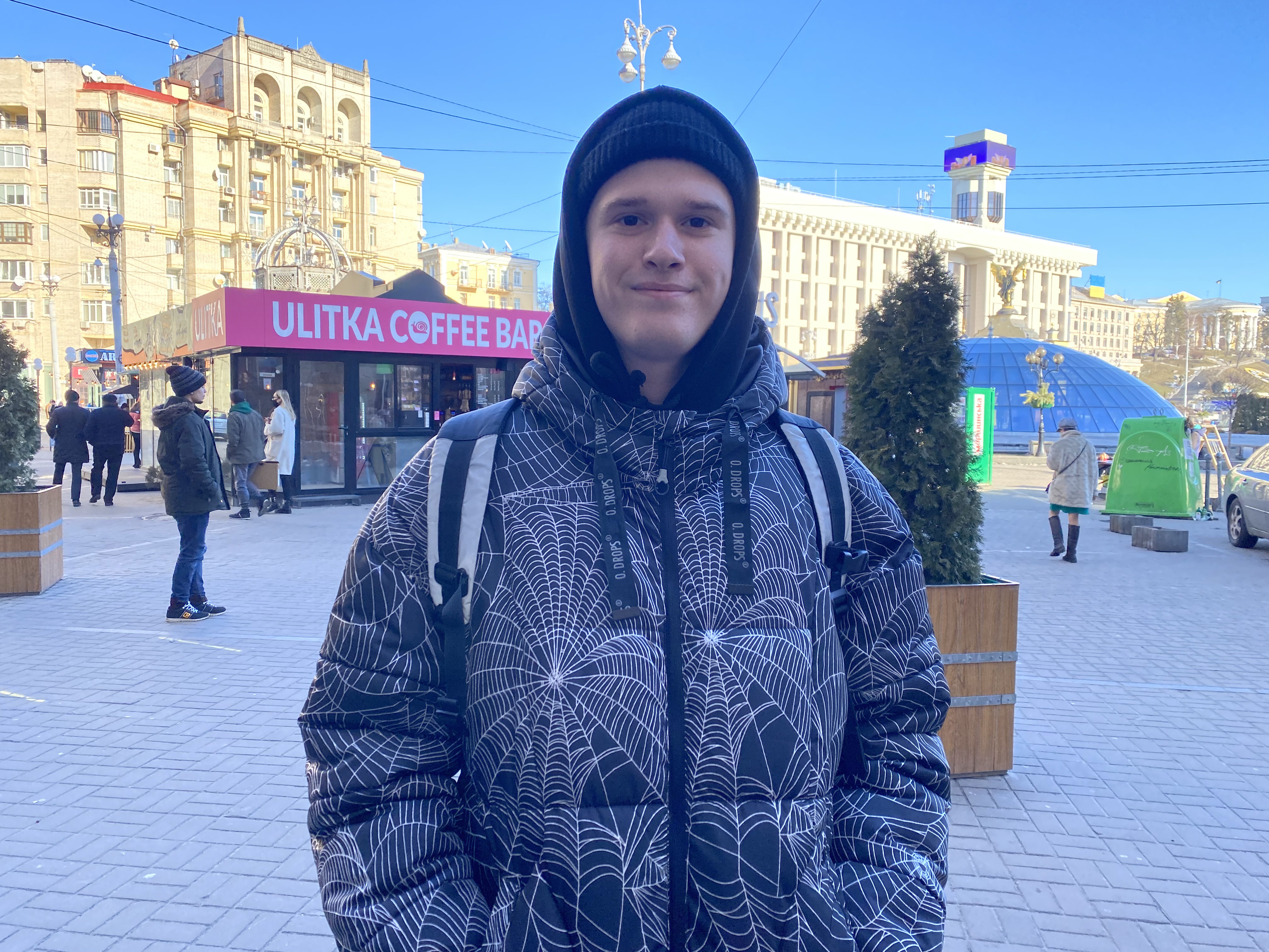 Andriy Krachevskiy, 20, doesn't believe there could be an invasion — at least not in the next few months.