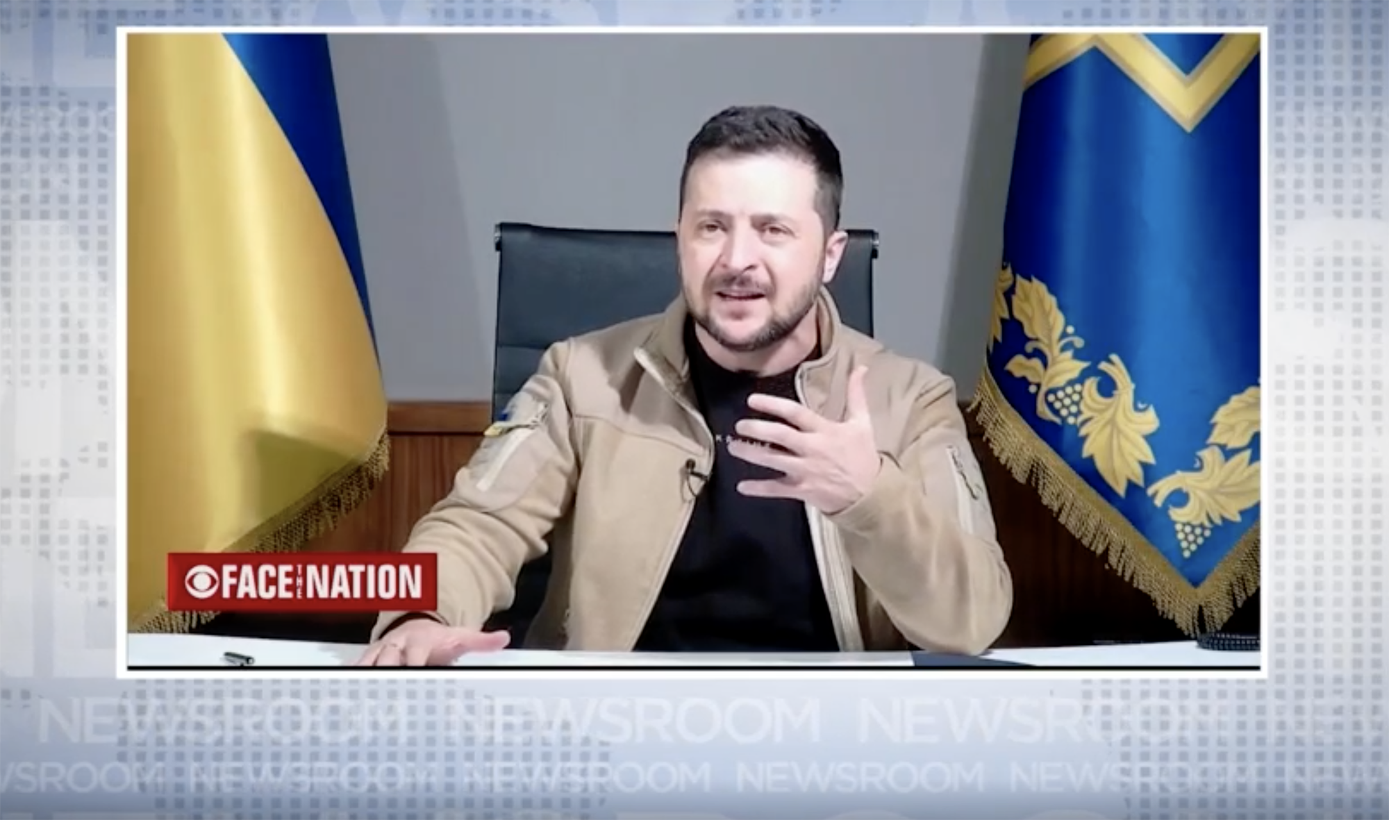Ukrainian President Volodymyr Zelensky speaks to CBS in an interview aired on September 25.