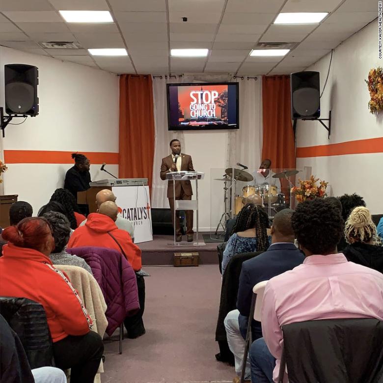 Keon Gerow, senior pastor at Catalyst Church in West Philadelphia, talks openly about mental health ― from the pulpit and one-on-one with his congregants.