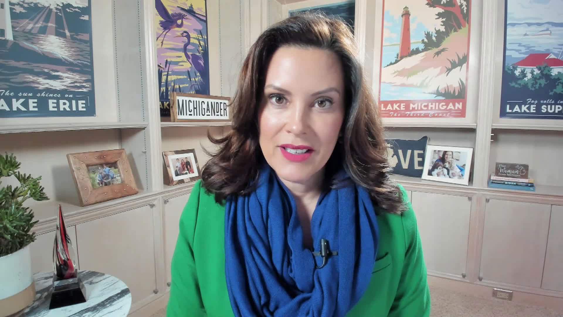 Michigan Gov. Gretchen Whitmer speaks with CNN on Thursday.