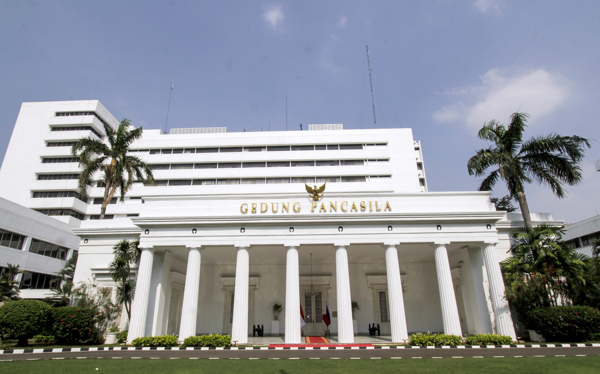The Pancasila Building at the Ministry of Foreign Affairs in Jakarta, Indonesia, on August 20, 2018. 