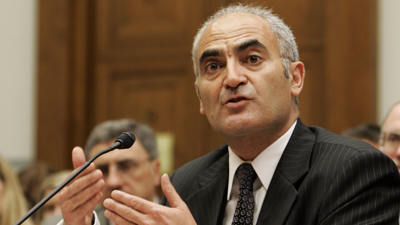 Moncef Slaoui, then chairman of research and development at GlaxoSmithKline, testifies on Capitol Hill on June 6, 2007.