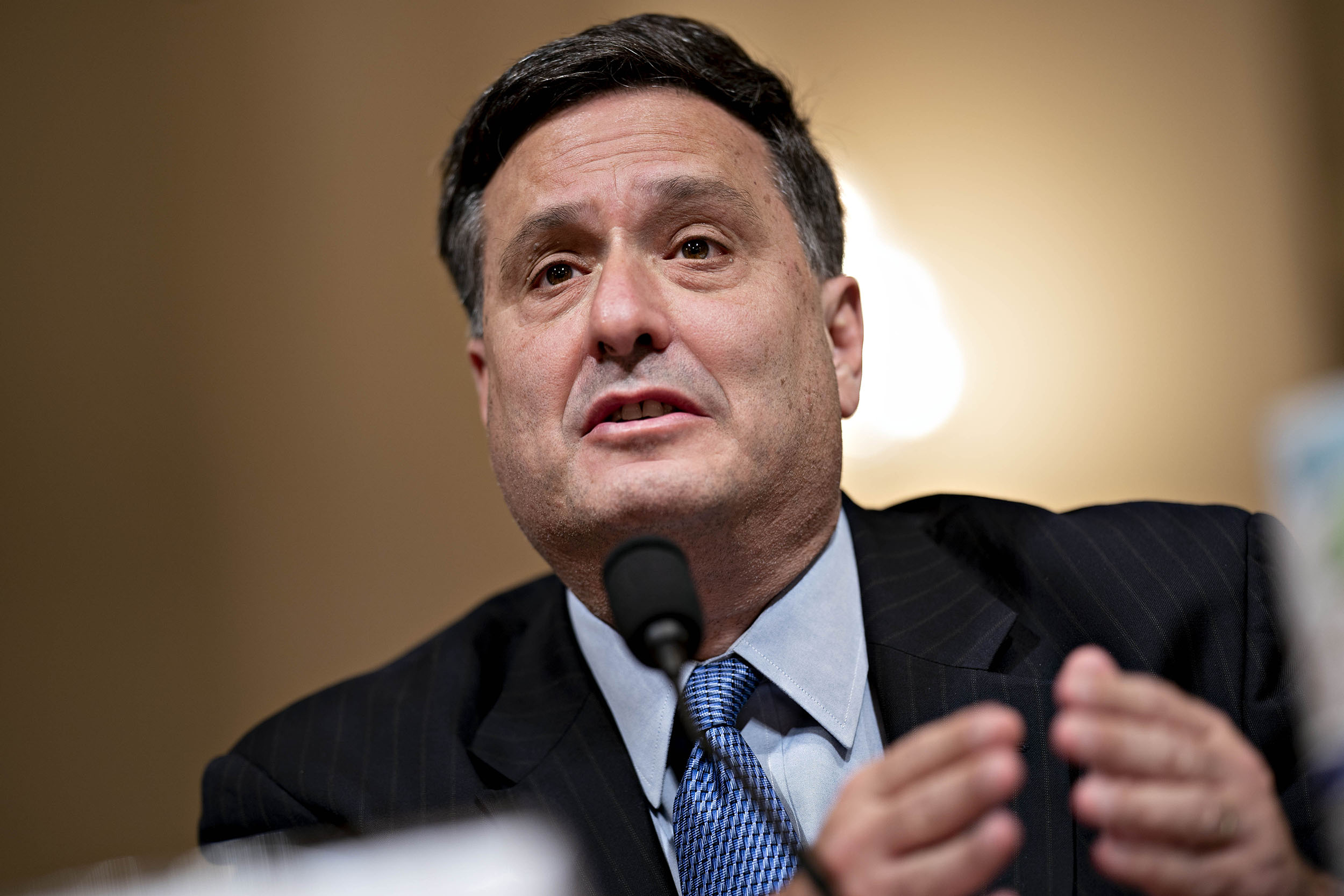 Ron Klain, former White House Ebola response coordinator, speaks during a House Homeland Security Subcommittee hearing in Washington DC, on March 10. 