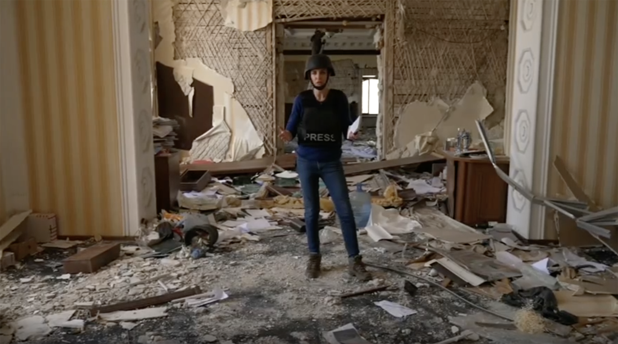 CNN's Clarissa Ward reports from the destroyed regional state administration building in Kharkiv as Russian forces continue to attack Ukraine's second-largest city.