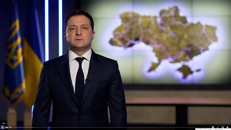Ukraine President Zelensky says “we will not give anything to anyone” 