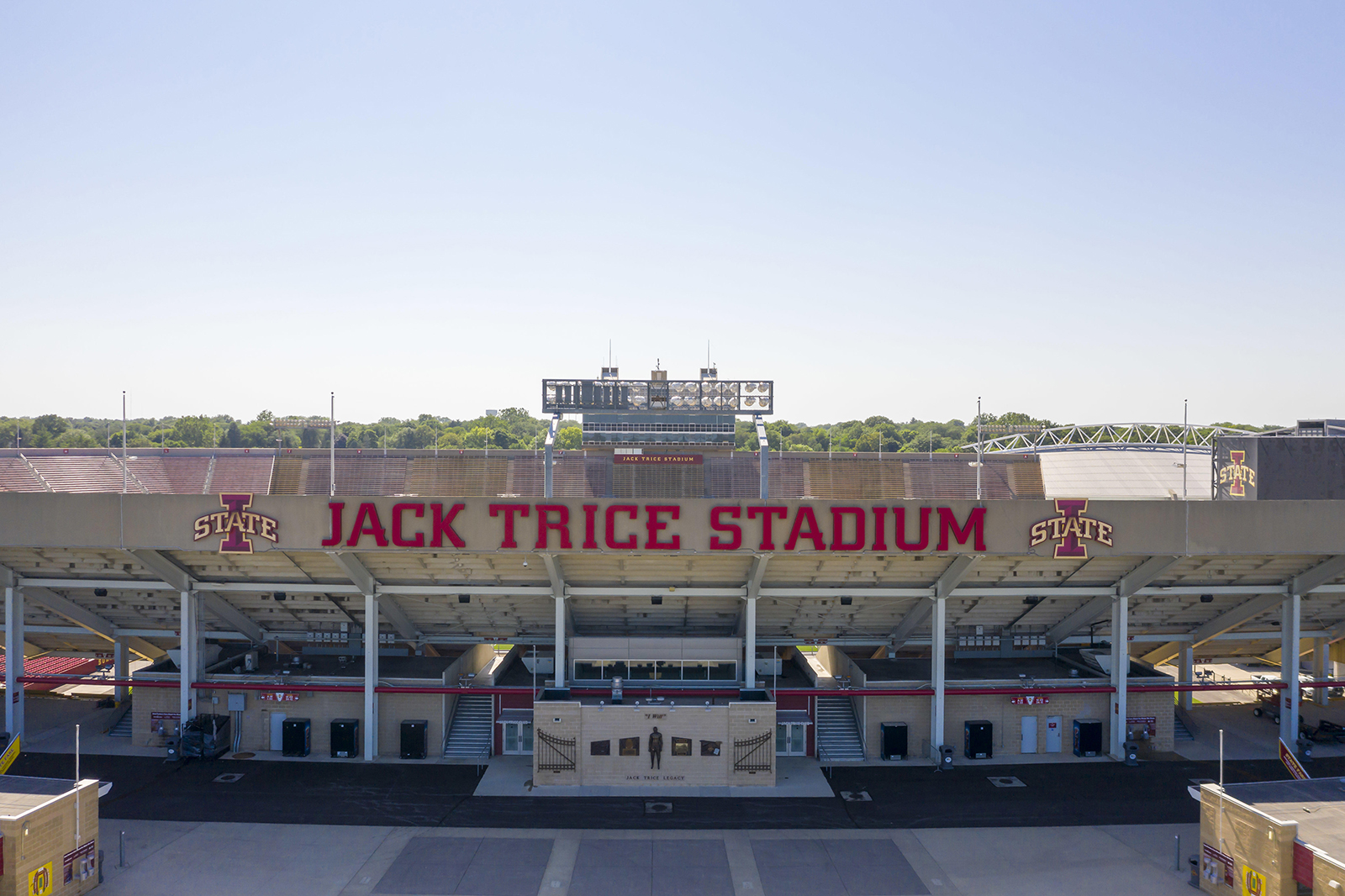 Jack Trice Stadium in Ames, Iowa.