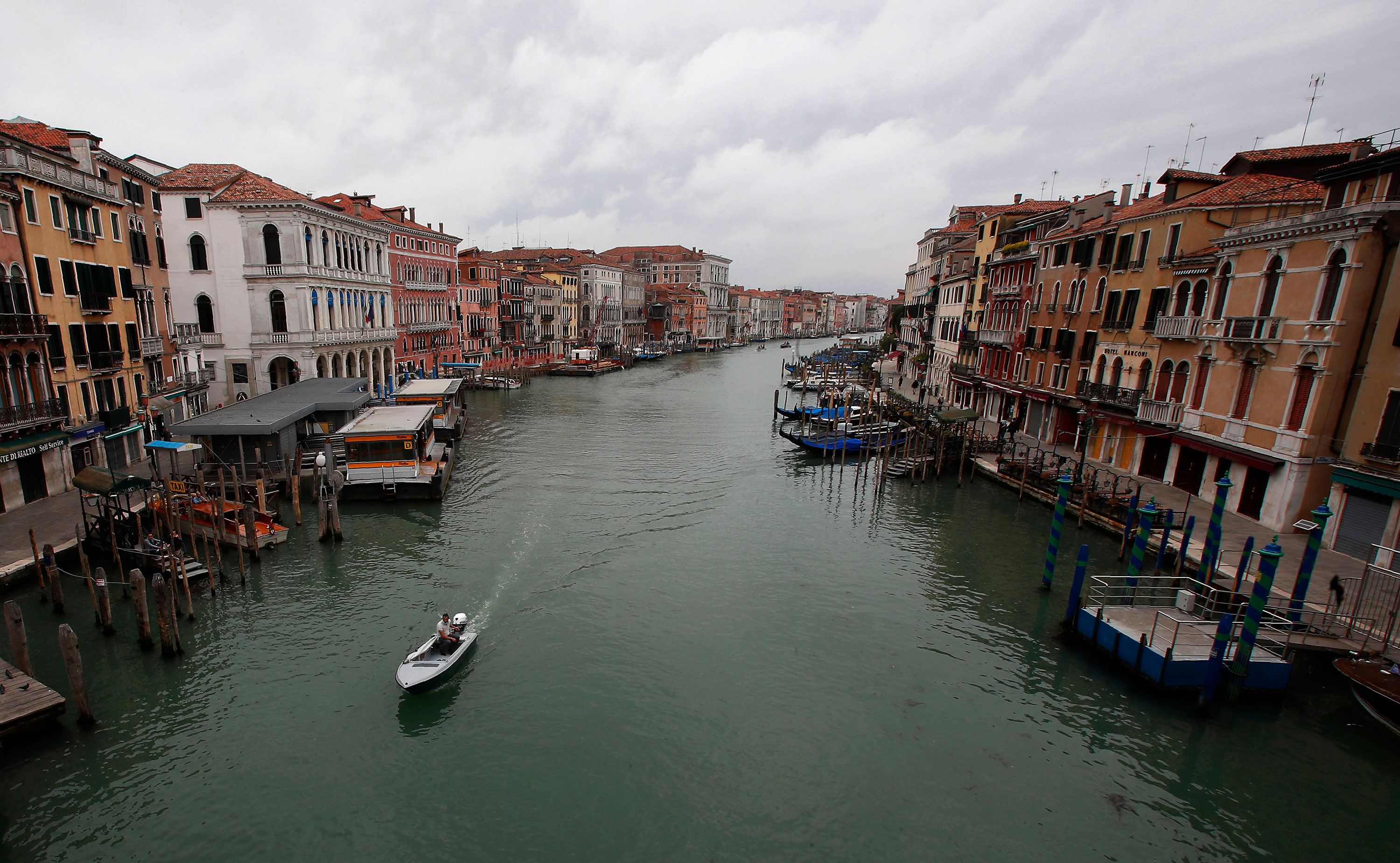 The Grand Canal in Venice, Italy, on May 13.