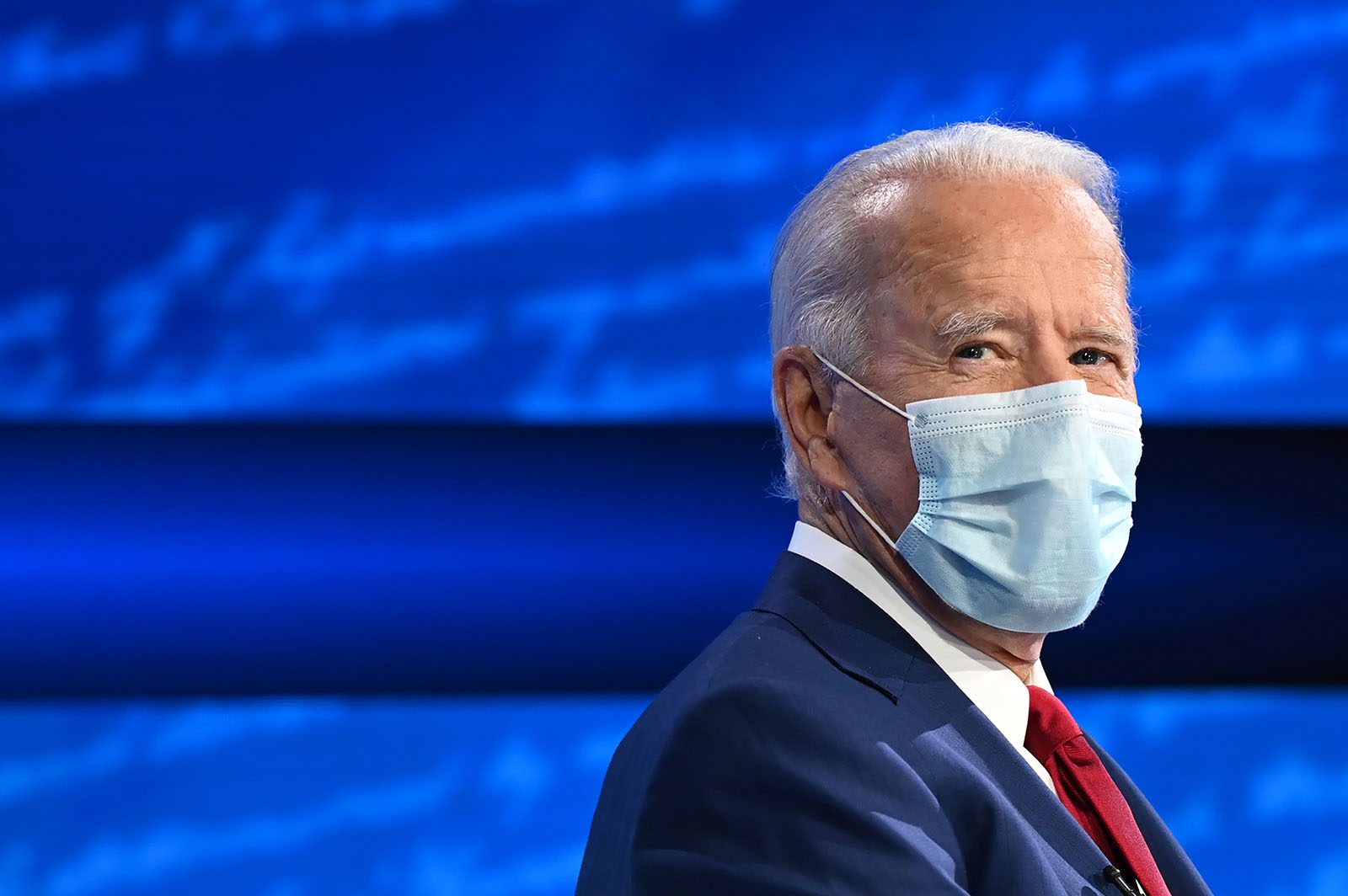 Democratic Presidential candidate and former US Vice President Joe Biden participates in an ABC News town hall event at the National Constitution Center in Philadelphia on October 15. 