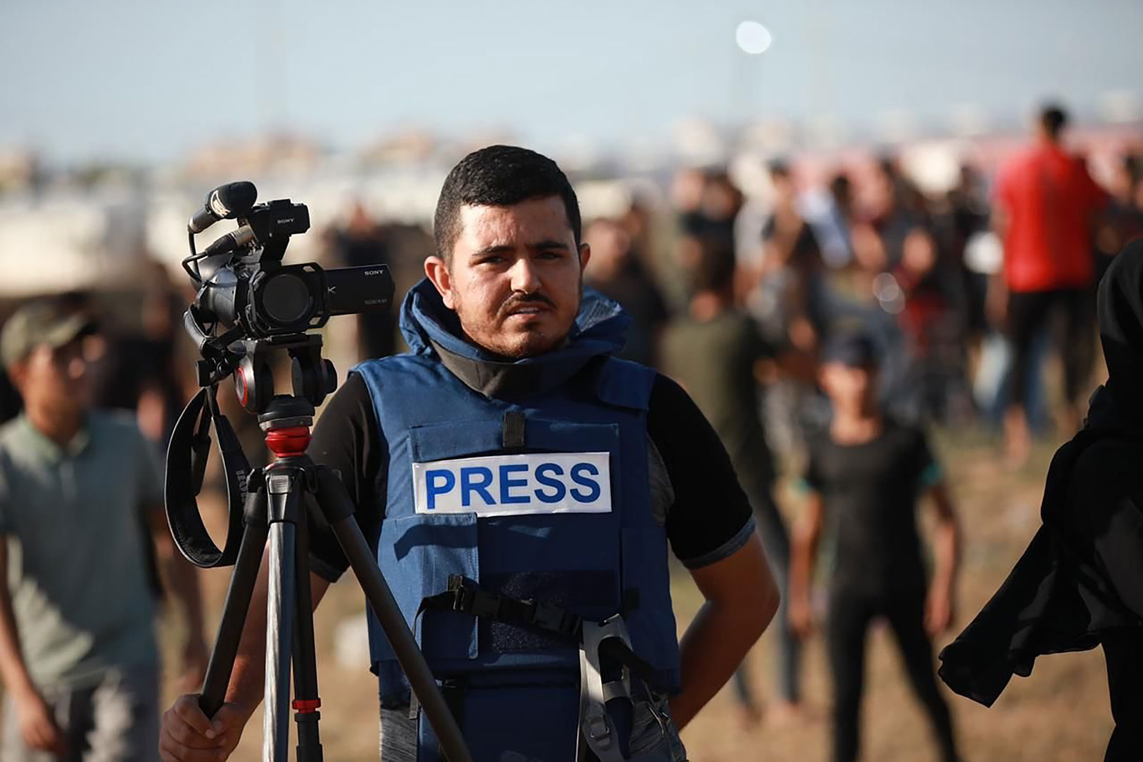 Montaser Al-Sawaf was a freelance cameraman based in the Gaza Strip.