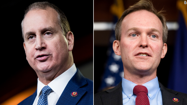 Rep. Mario Diaz-Balart, (left) and Rep. Ben McAdams (right) confirmed earlier today that they had contracted the coronavirus.