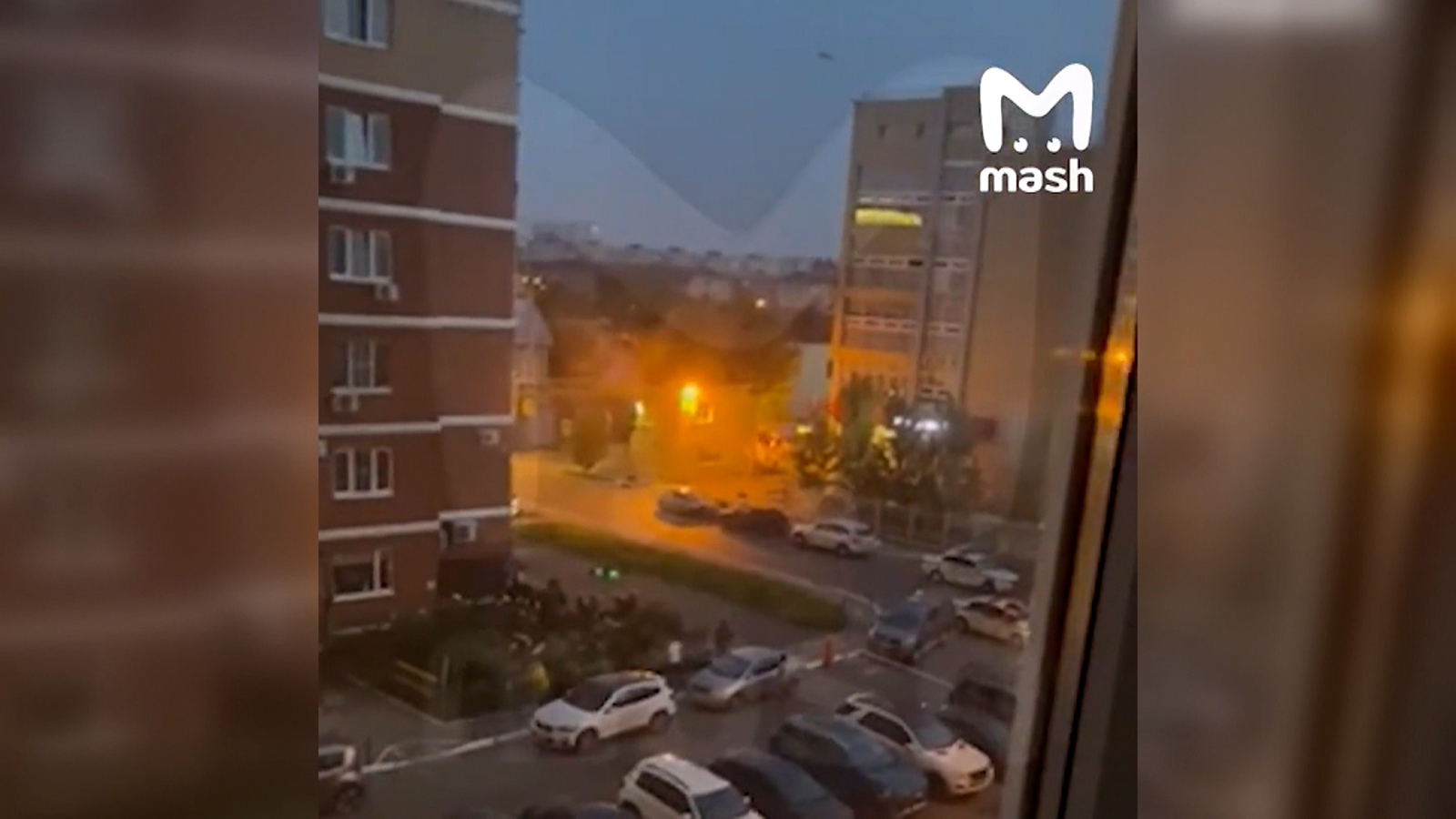 An explosion was heard in the Russian city of Krasnodar on Friday.