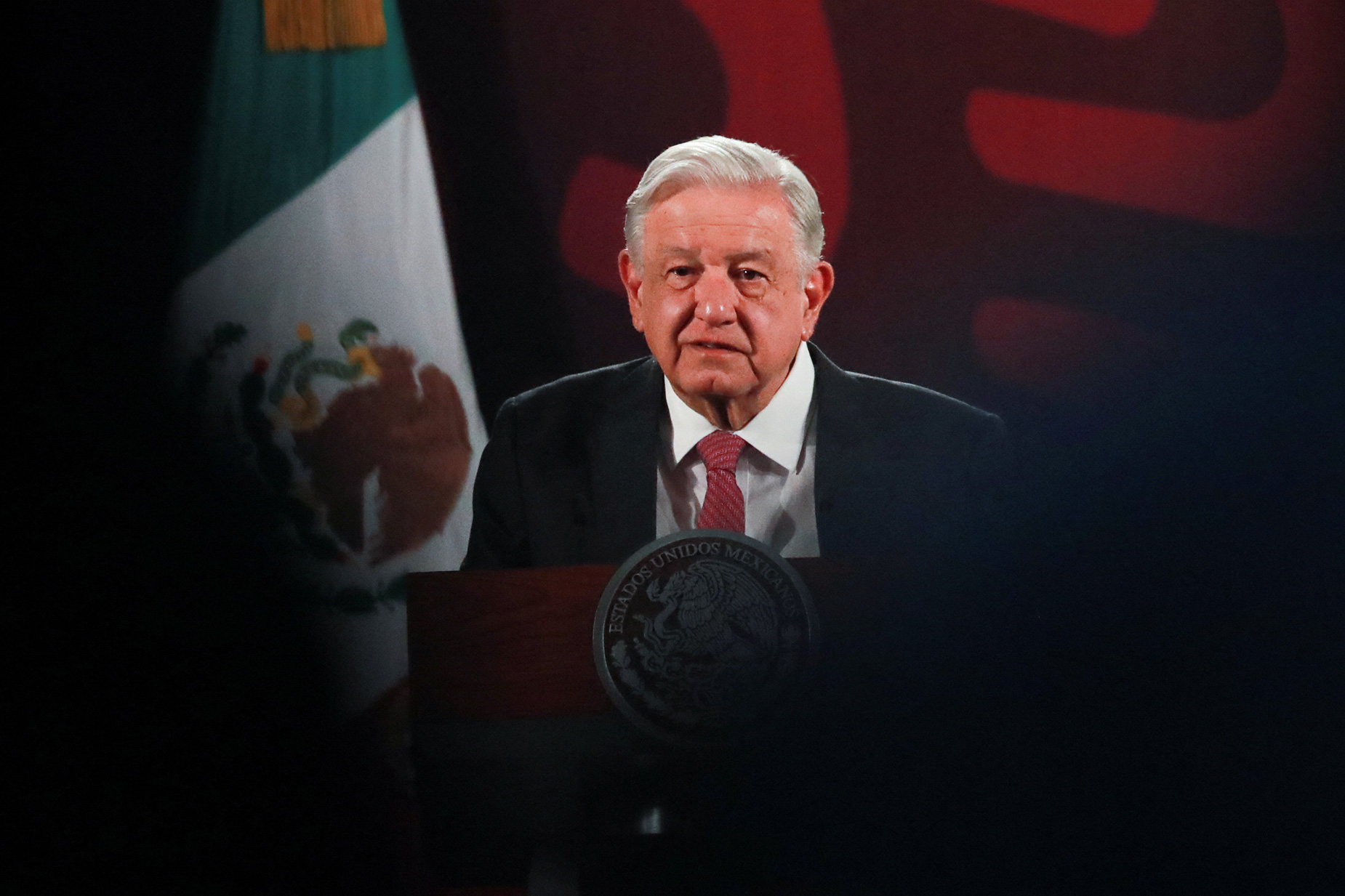 Mexico's President Andrés Manuel López Obrador attends a press conference after the general election in Mexico City, on June 3.
