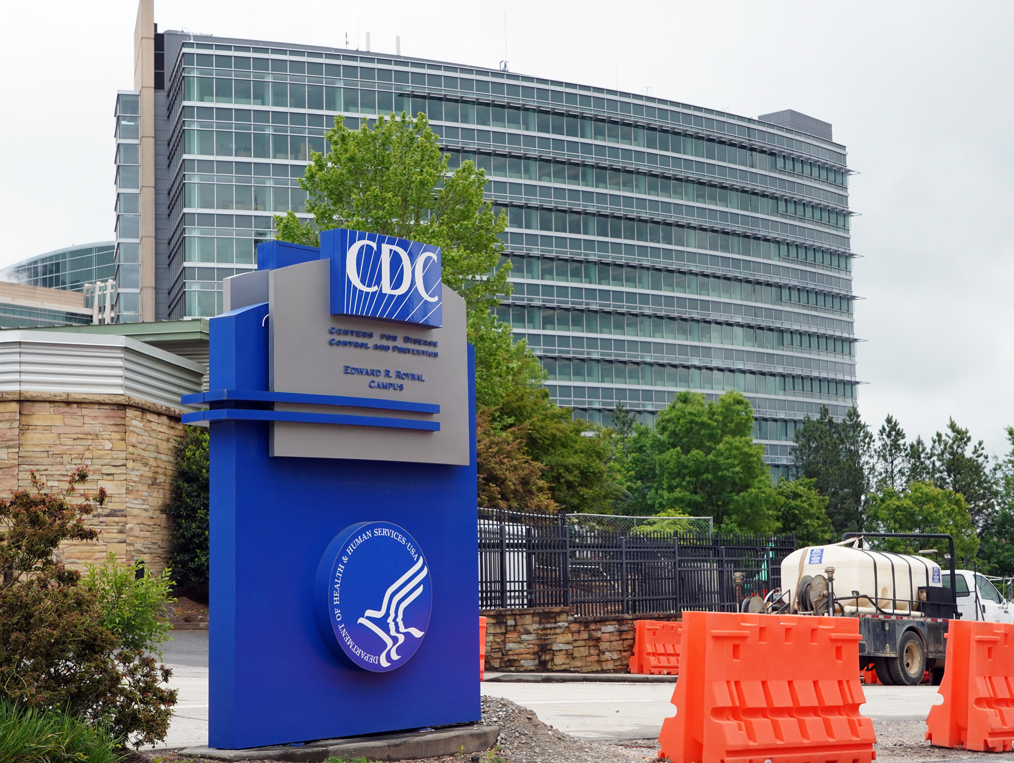 The Centers for Disease Control and Prevention Edward R. Roybal campus is seen in Atlanta on April 23.