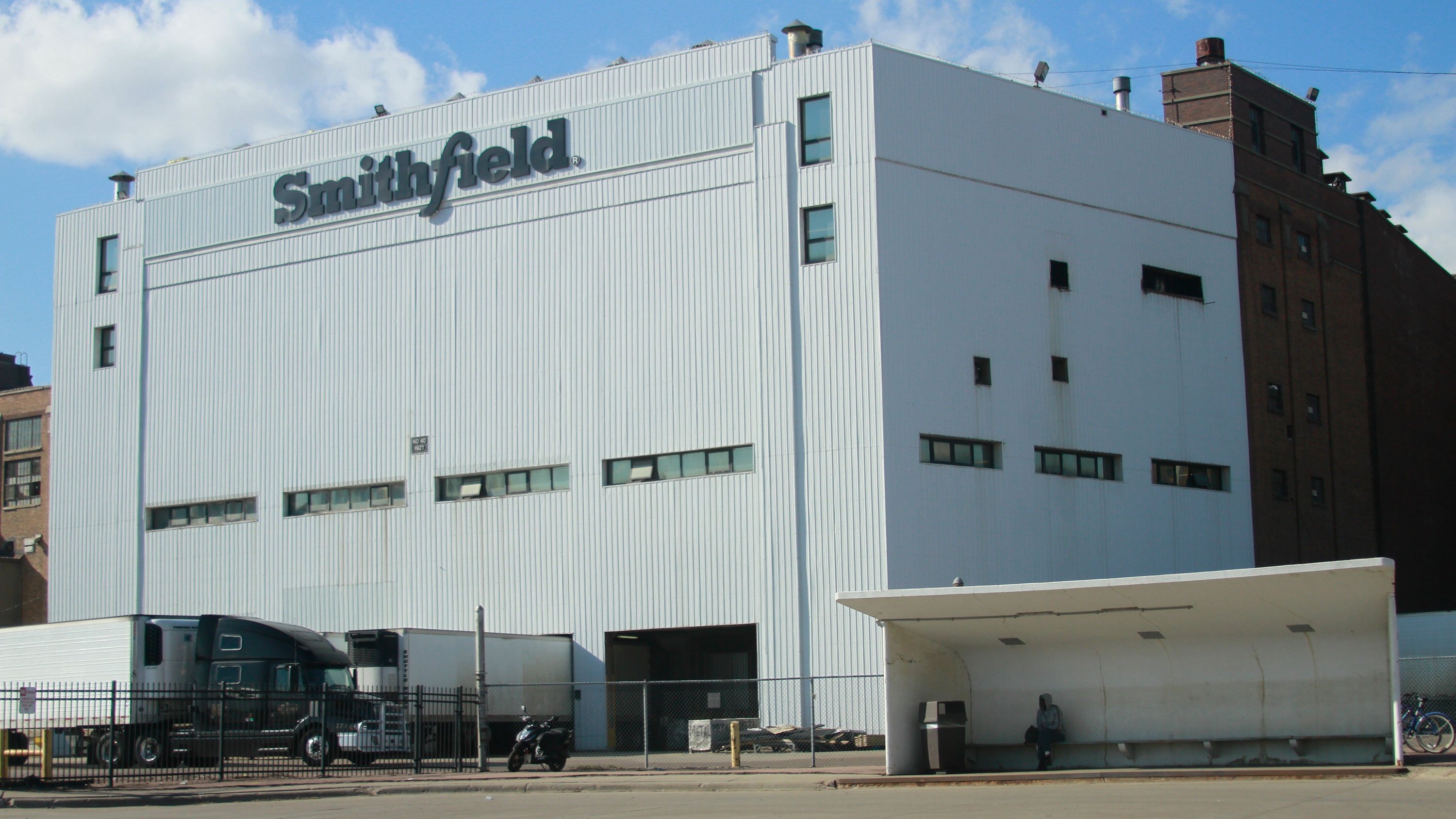 The Smithfield pork processing plant in Sioux Falls, South Dakota.