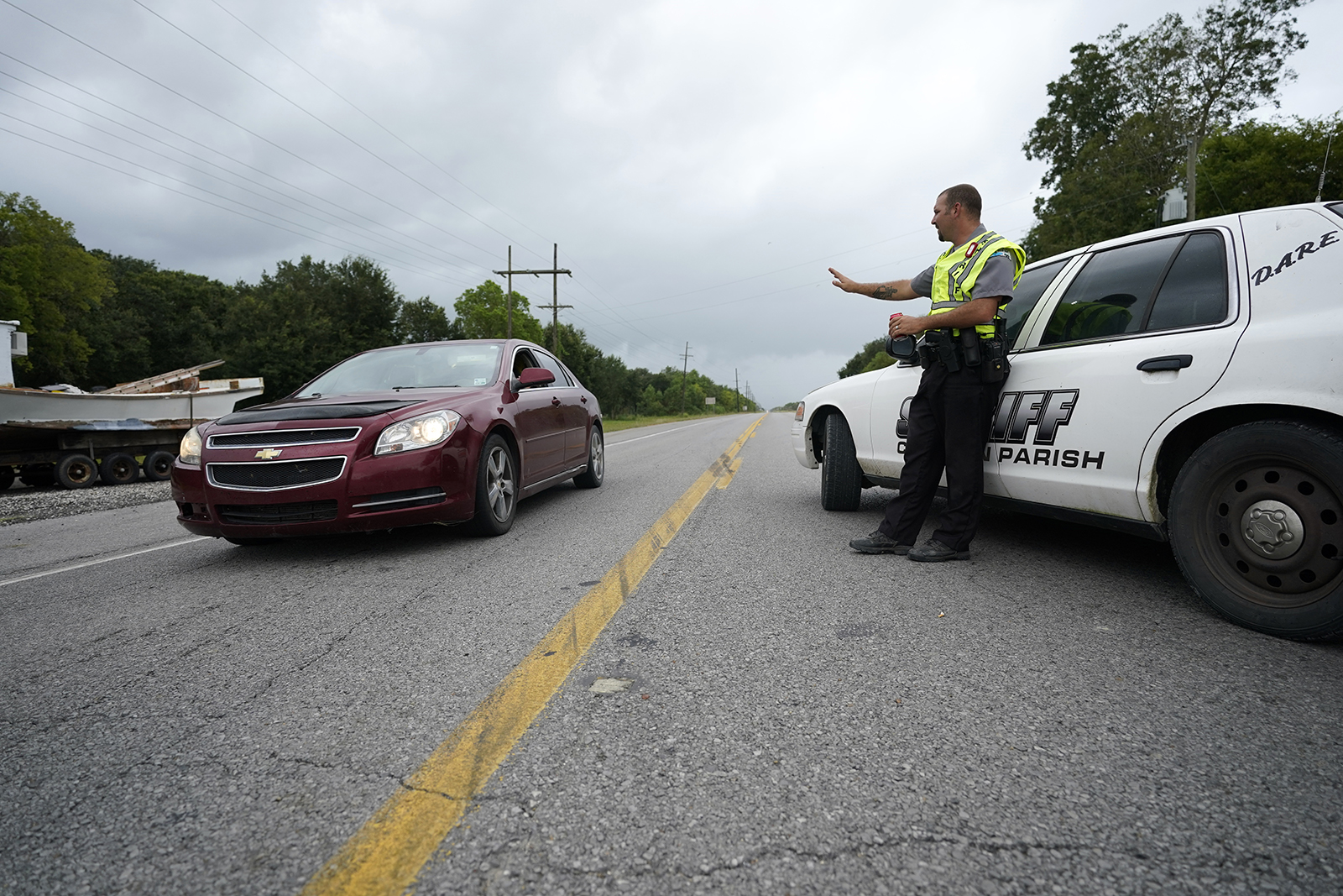 150 residents have refused to leave Cameron Parish, Louisiana, during