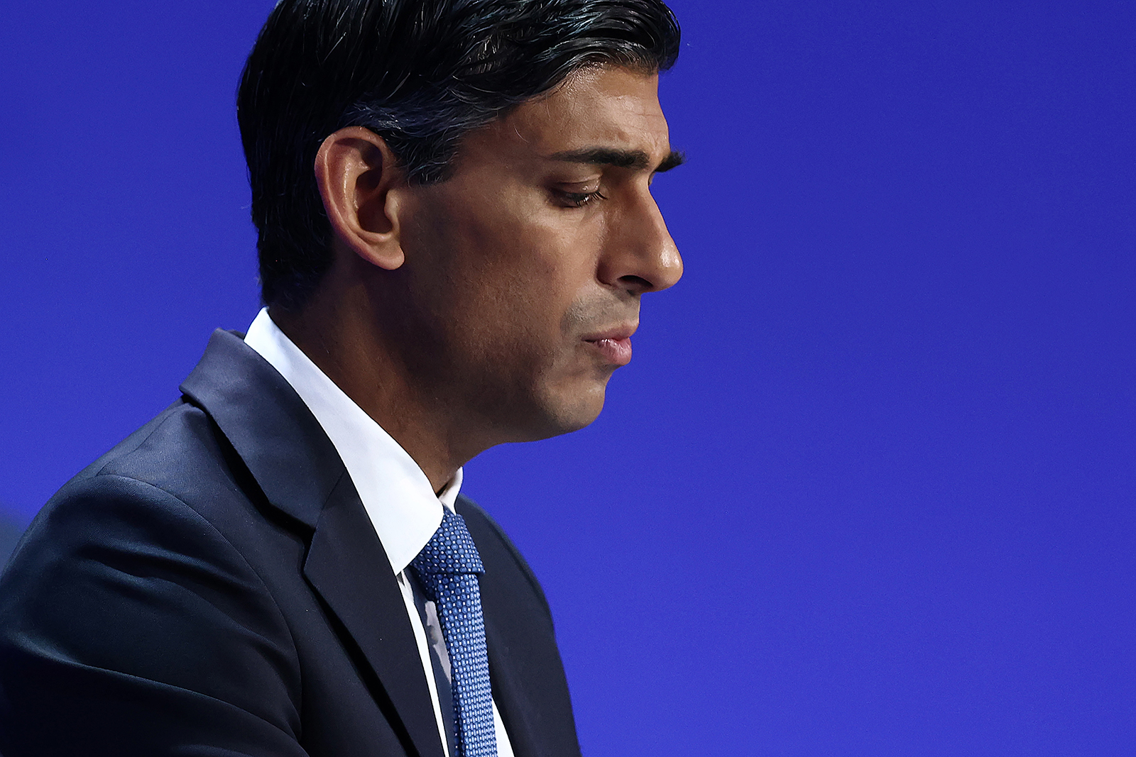 UK Prime Minister Rishi Sunak speaks at a conference in London on June 21. 