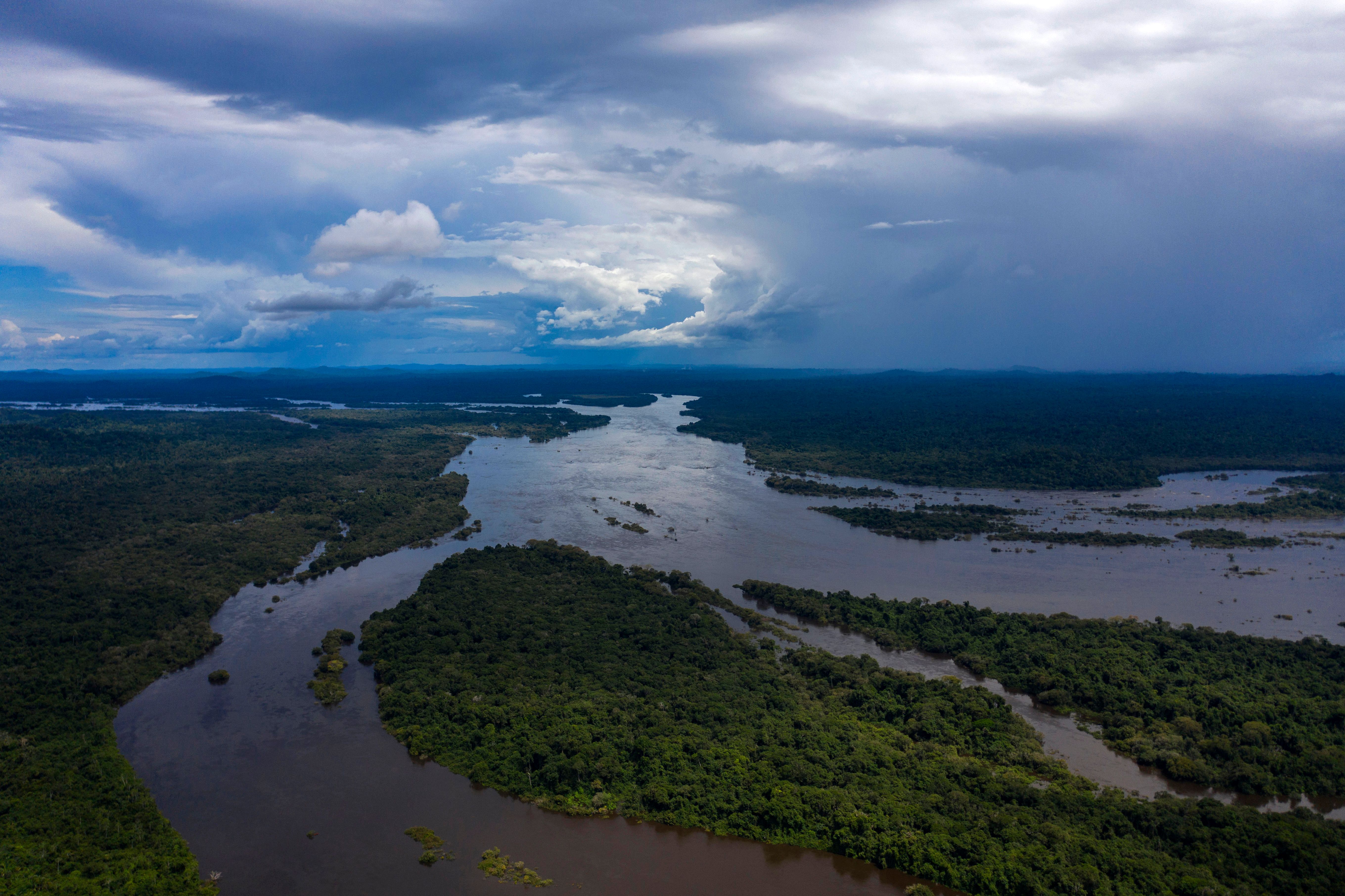 The Iriri River in the Amazonian Rainforest is seen in March 2019. 