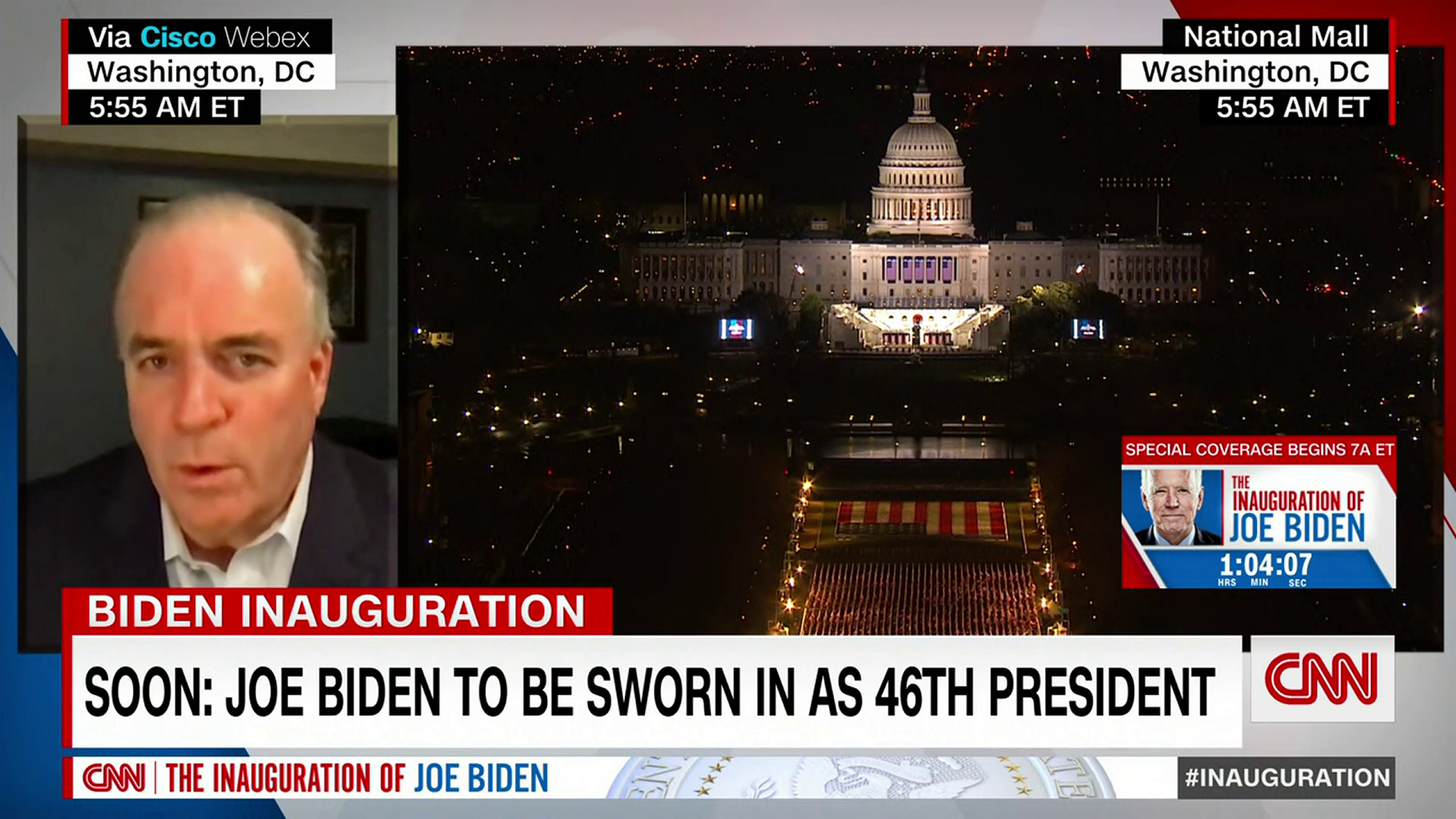 Cnn live outlet stream of inauguration