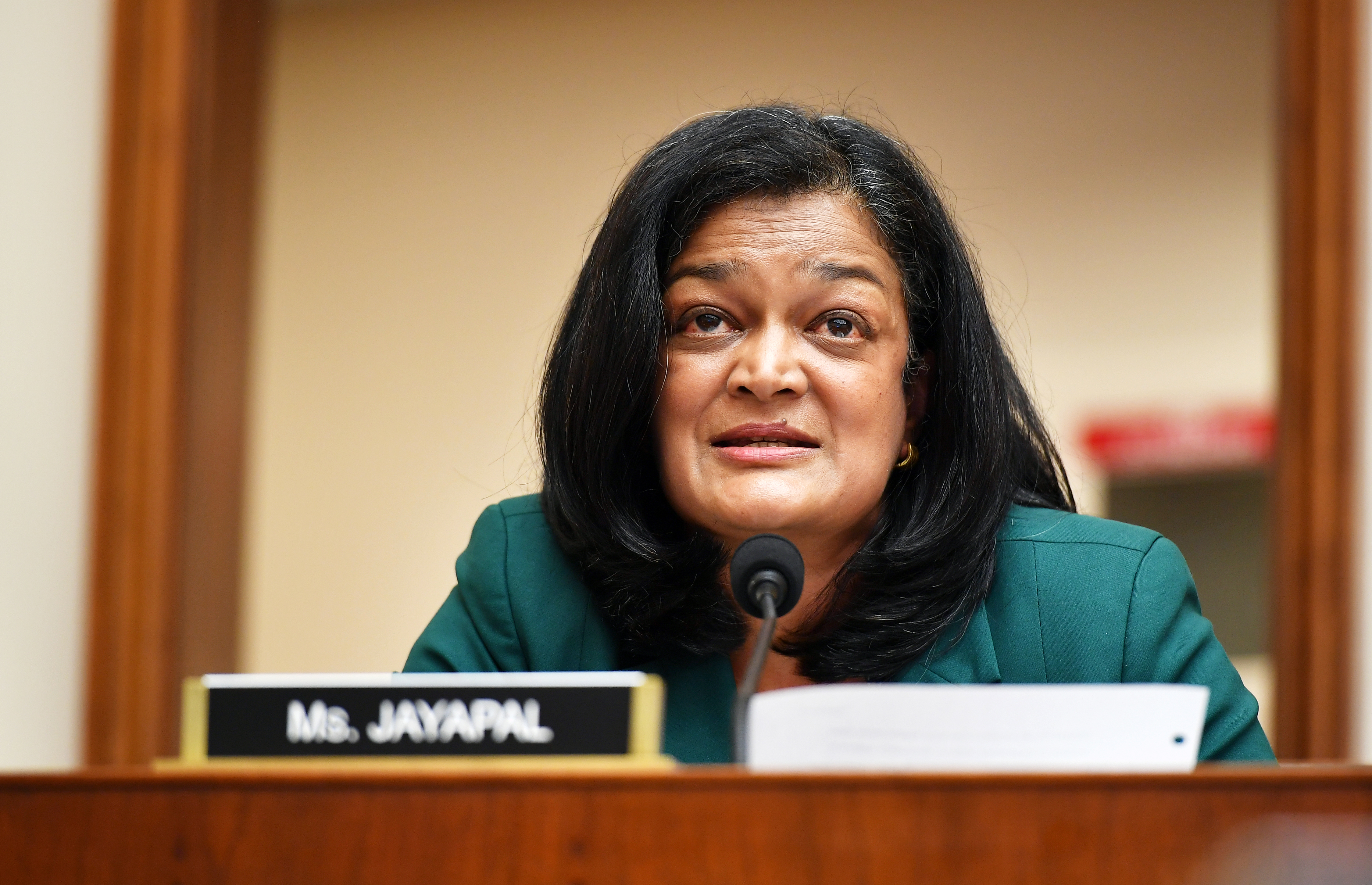 US Rep. Pramila Jayapal began quarantining immediately after the riot at the Capitol, according to a news release from her office.