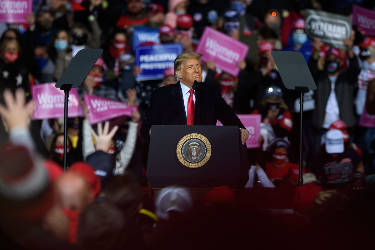 Trump Is Holding A Rally In Iowa Tonight