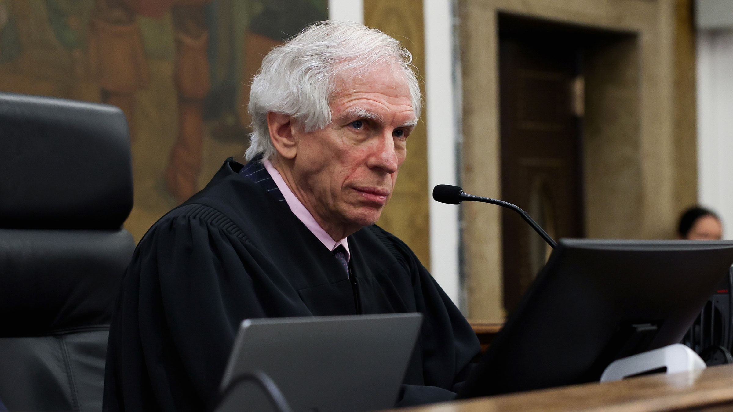 Judge Arthur Engoron presides over closing arguments in January.
