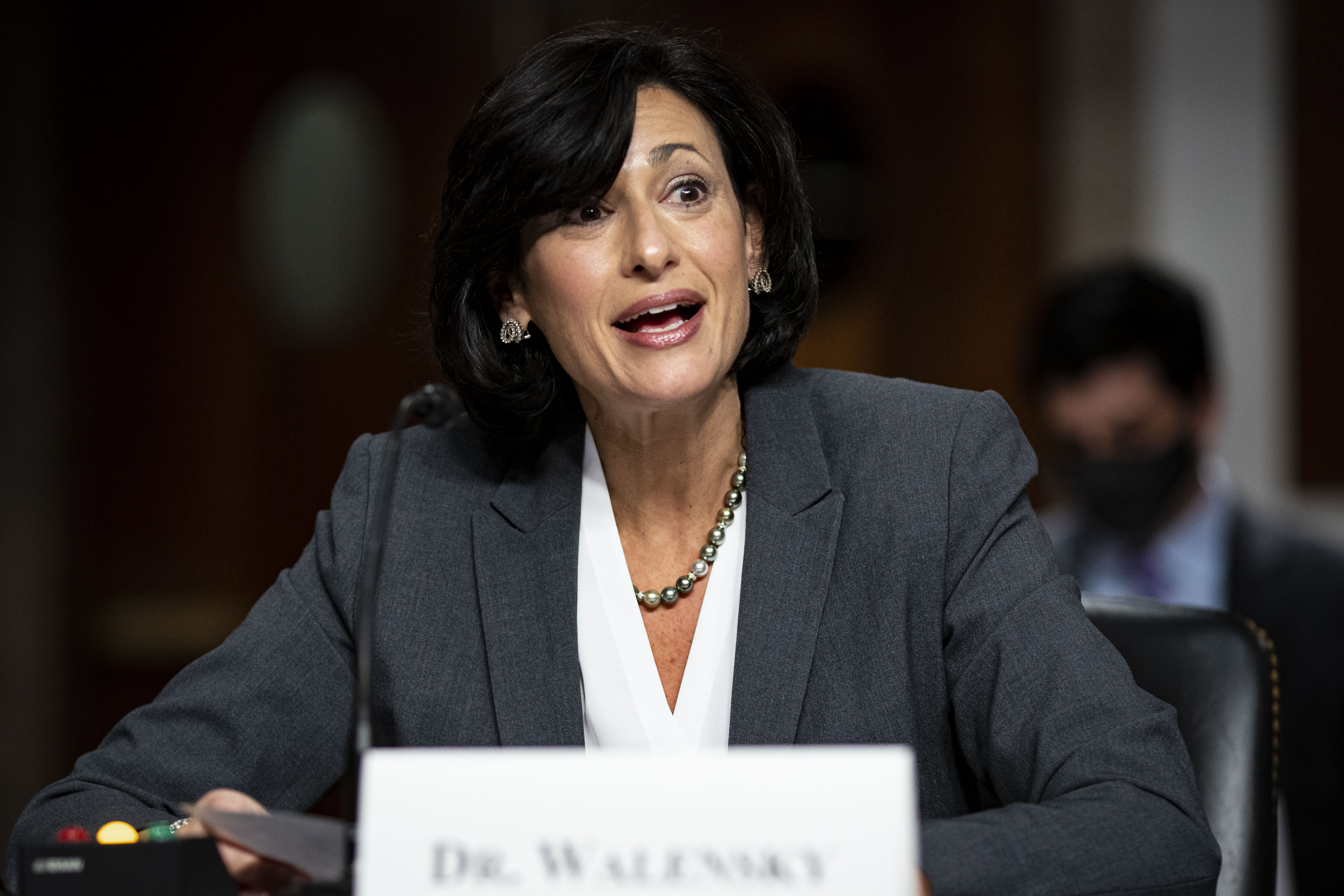 Rochelle Walensky, director of the U.S. Centers for Disease Control and Prevention (CDC), speaks during a Senate Health, Education, Labor, and Pensions Committee hearing in Washington, D.C., U.S., on Thursday, November 4, 2021. 