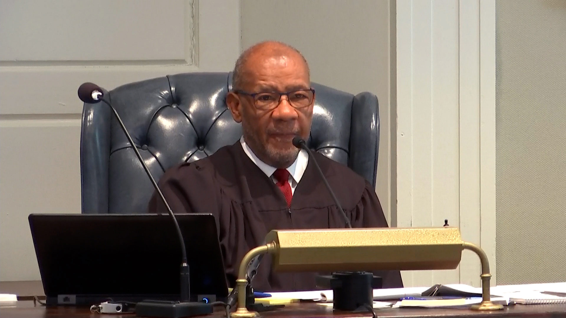 Judge Clifton Newman speaks during Alex Murdaugh’s sentencing hearing on Friday, March 3. 