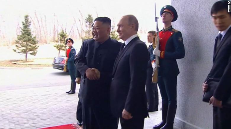 Photo Putin Kim Meet For First Time 8505