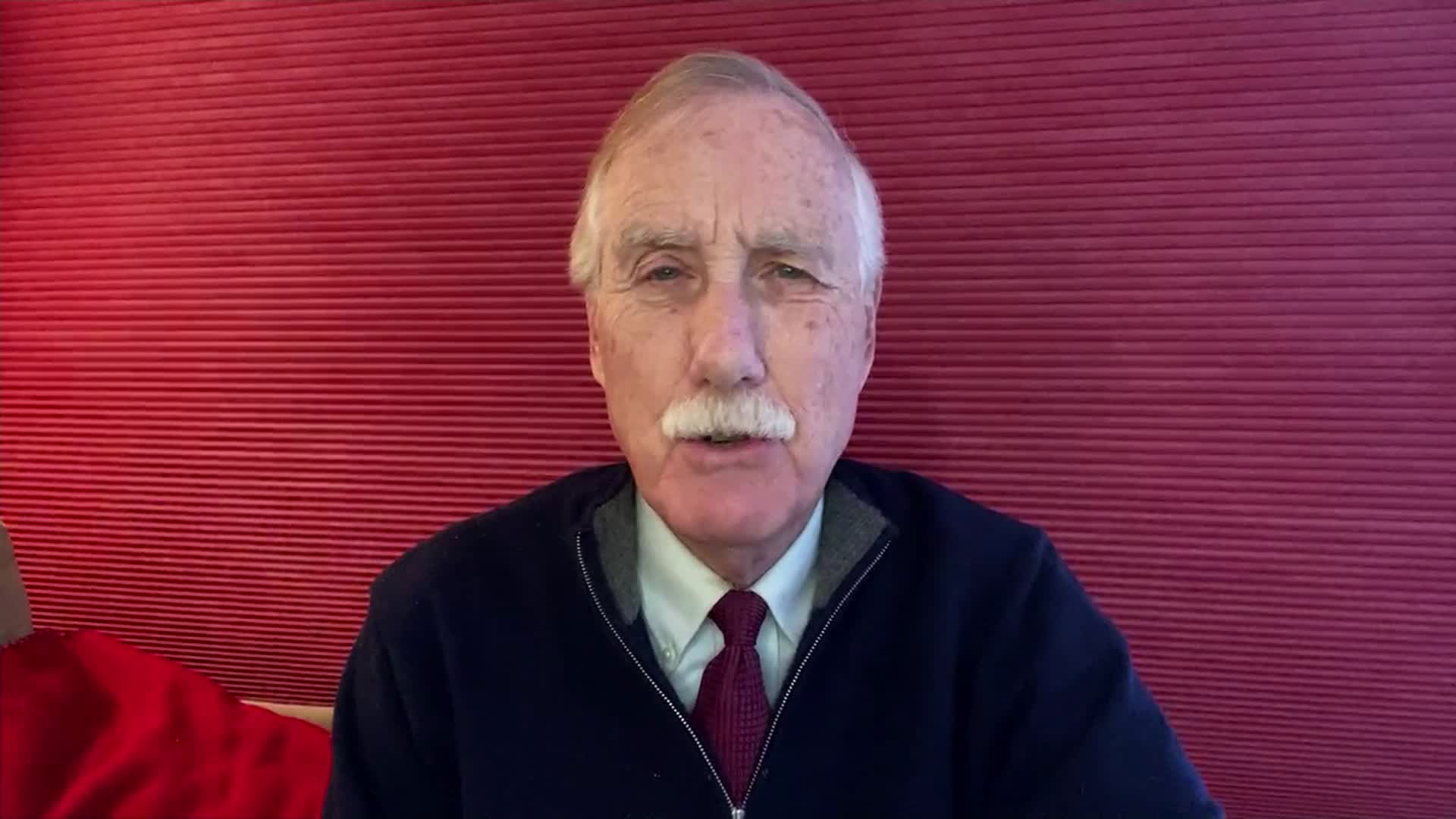 Sen. Angus King on January 17.