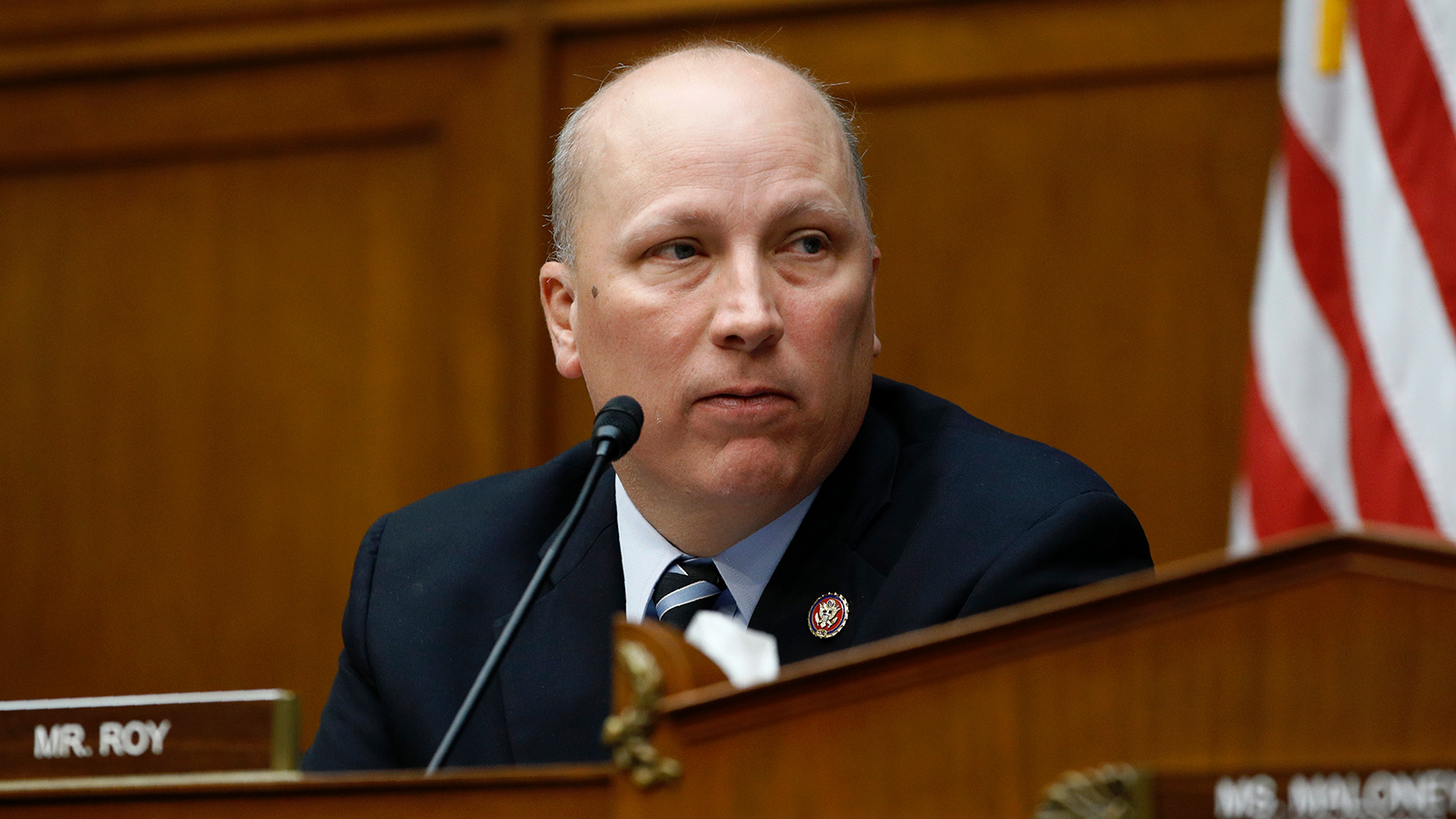 Rep. Chip Roy, R-Texas, speaks during a hearing on preparedness for and response to the coronavirus outbreak on Capitol Hill in Washington, Wednesday, March 11.