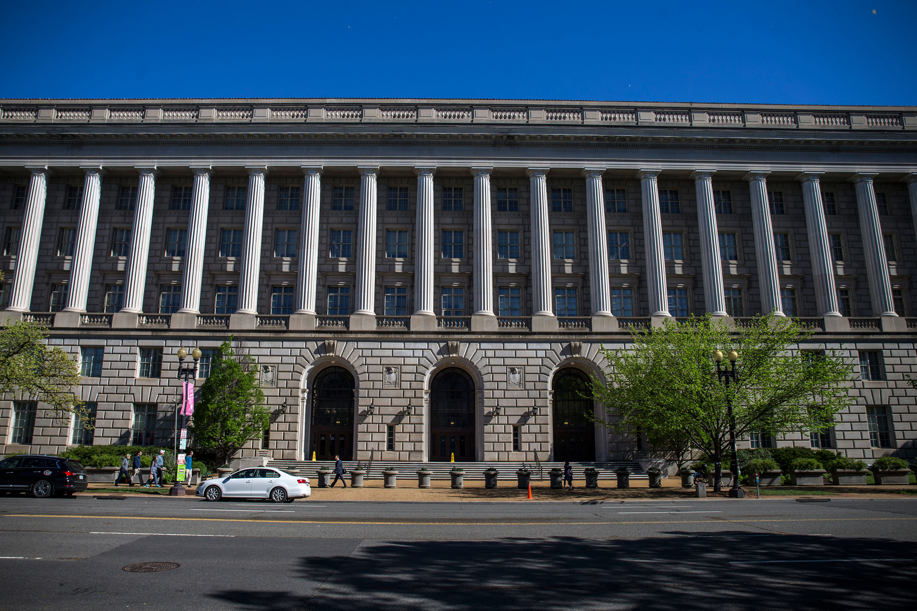 The Internal Revenue Service building in Washington, DC.