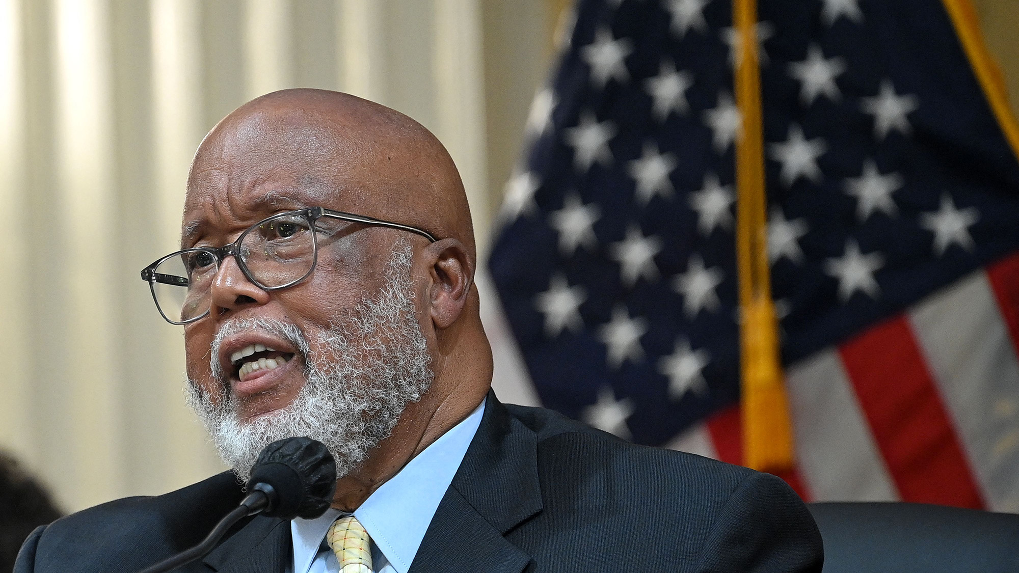 Rep. Bennie Thompson, the Democratic chairman of the House select committee investigating the January 6, 2021, attack on the US Capitol is seen on June 9. 