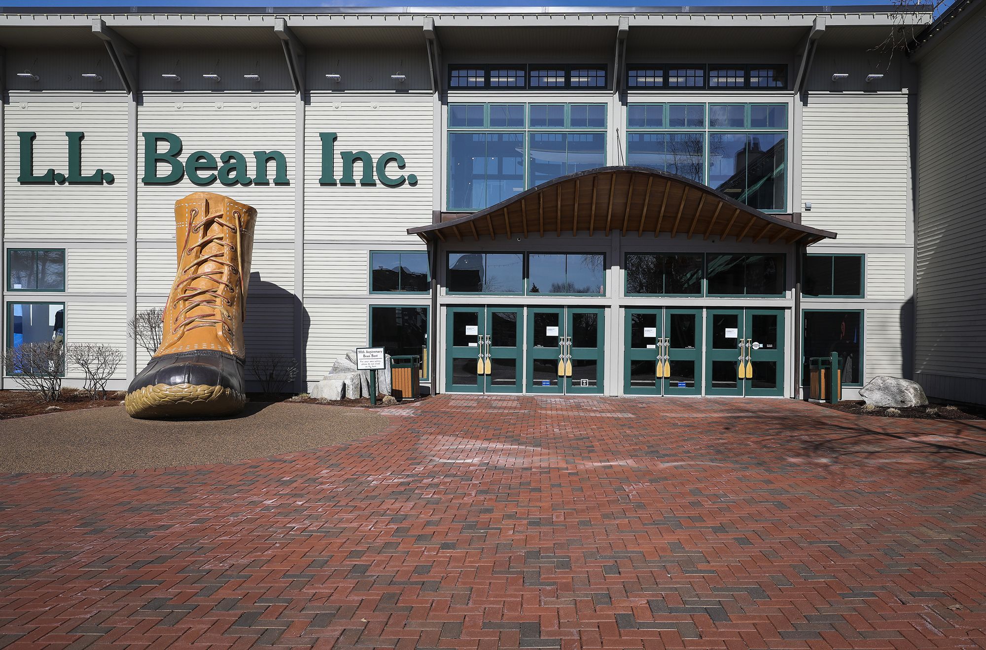 L.L. Bean store in Freeport, Maine in 2020. 