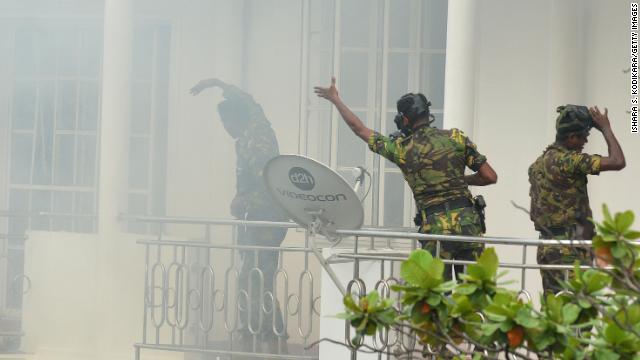 Sri Lankan Special Task Force Conducts House Raid 7997