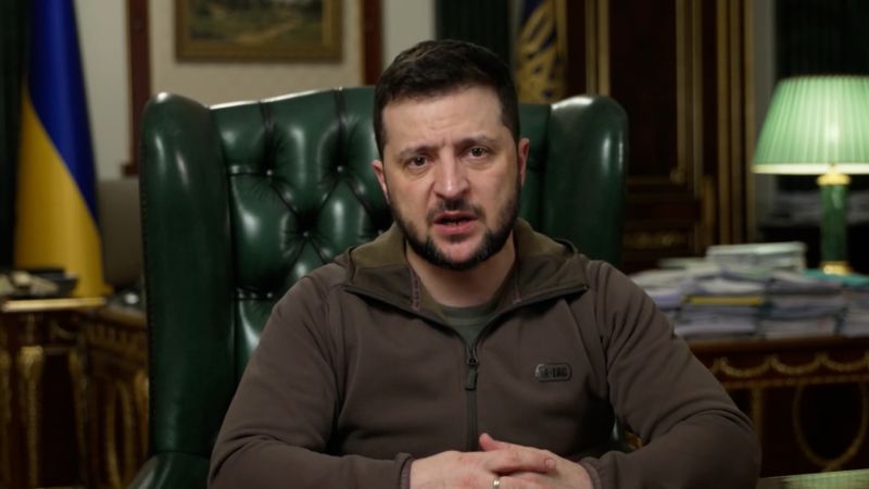 Ukrainian President Volodymyr Zelensky.