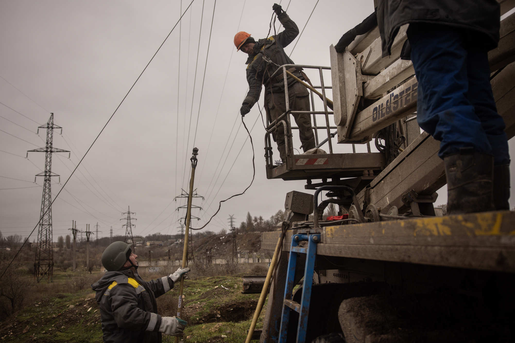 Power and water supply have been largely restored in the city of Kherson, officials say