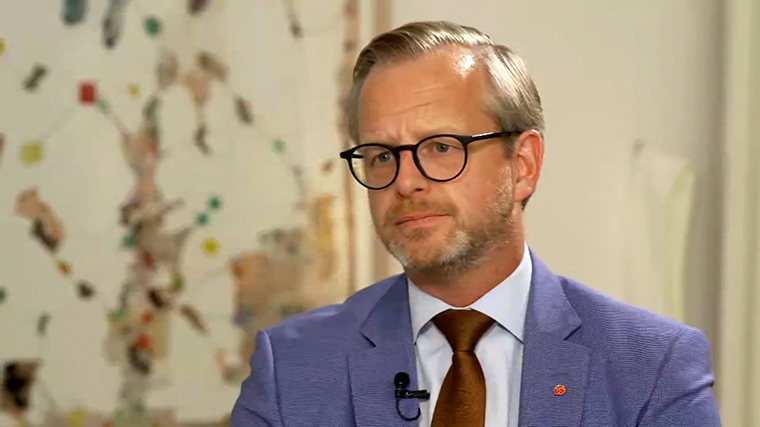Mikael Damberg, Sweden’s finance minister