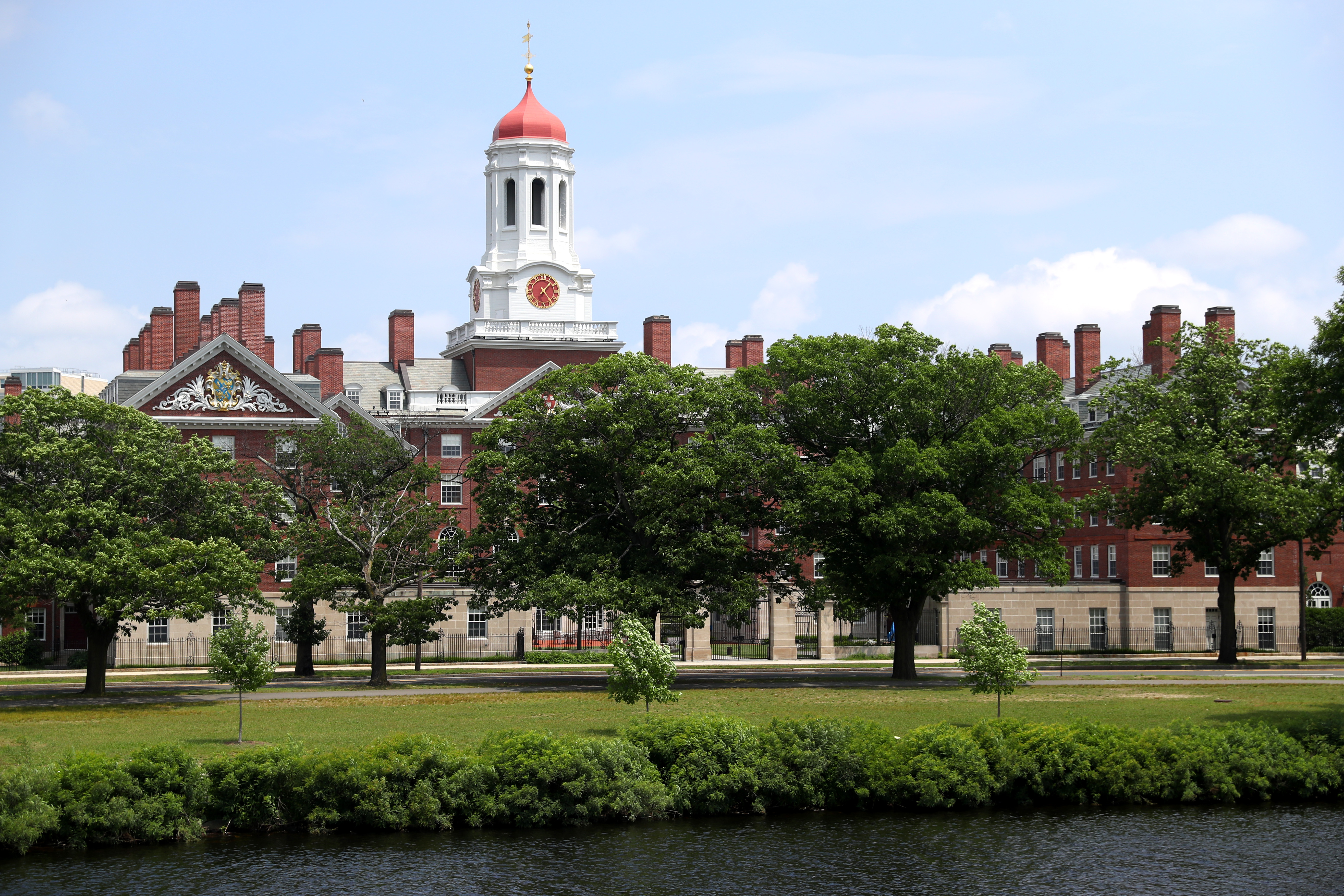 A view of the campus of Harvard University in July 2020 in Cambridge, Massachusetts. 