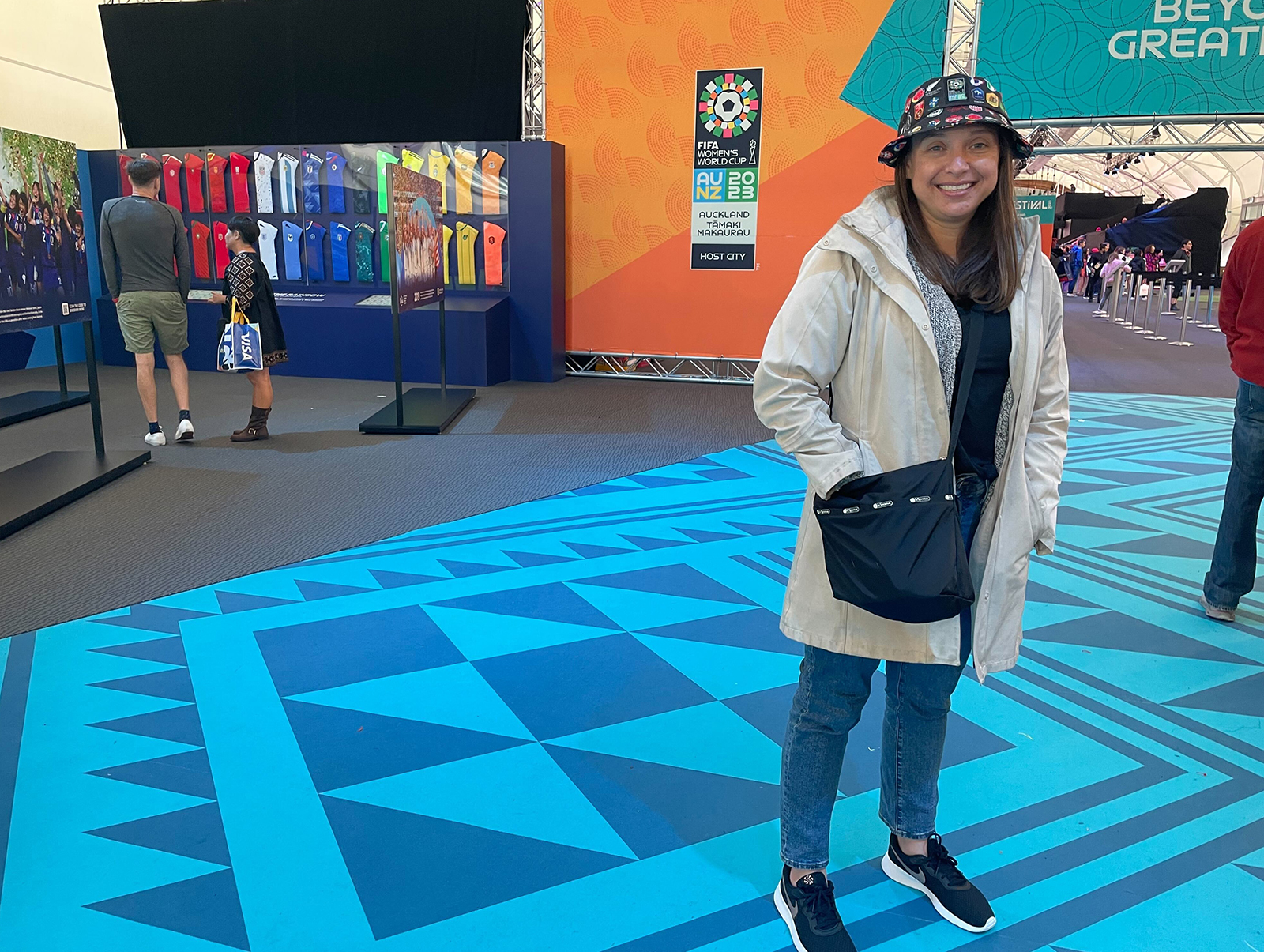 Jessica Malone is in Auckland for her fourth World Cup. 