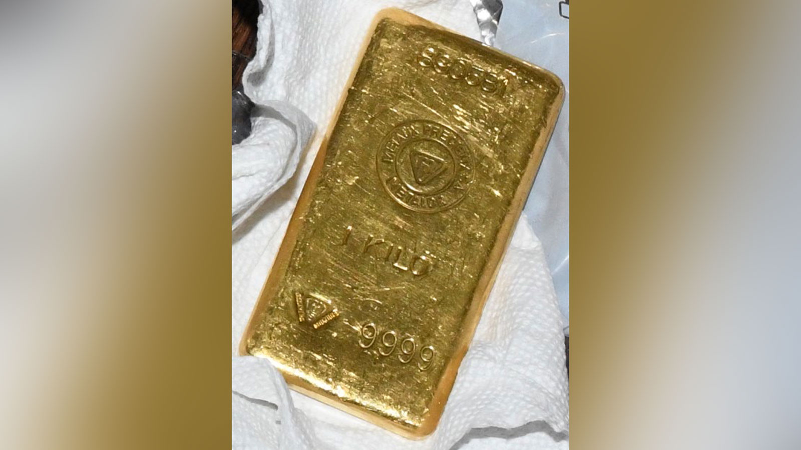 During a court-authorized search of the home, agents found over one hundred thousand dollars’ worth of gold bars in the home.