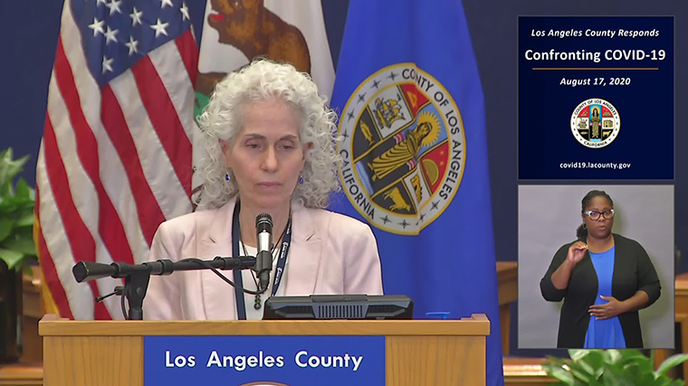  Los Angeles County Public Health Director Barbara Ferrer 
