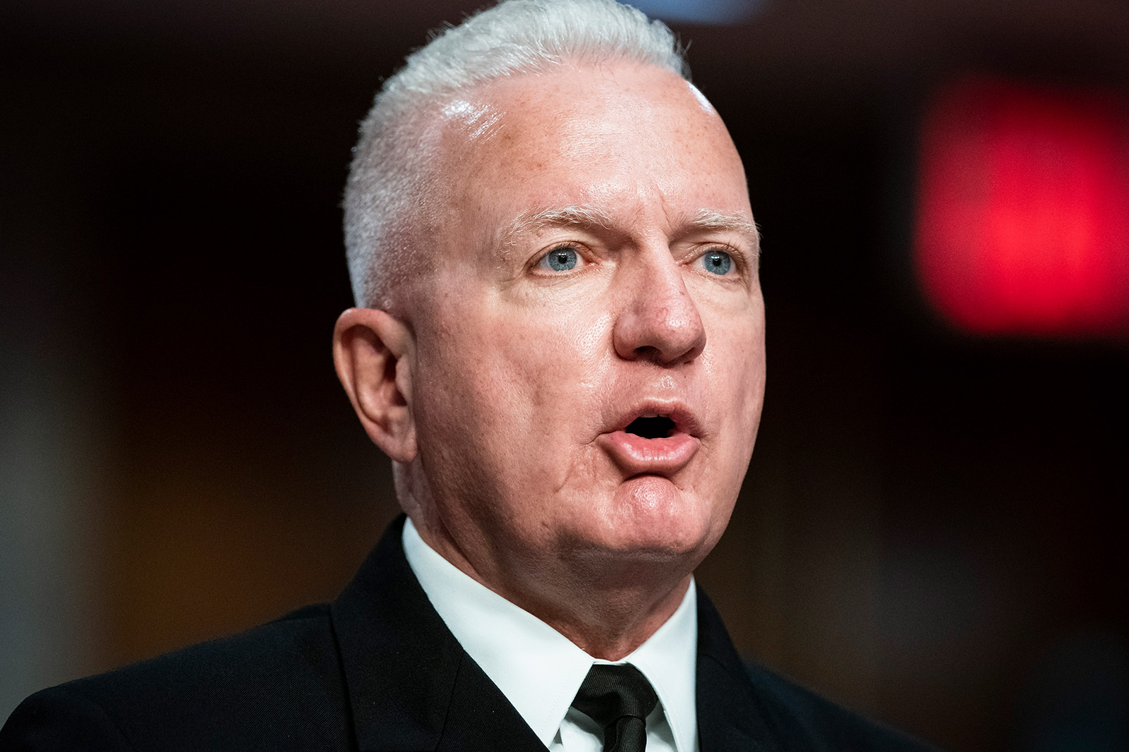 Adm. Brett Giroir speaks during a Senate Health, Education, Labor and Pensions Committee hearing in Washington, DC, on June 30.