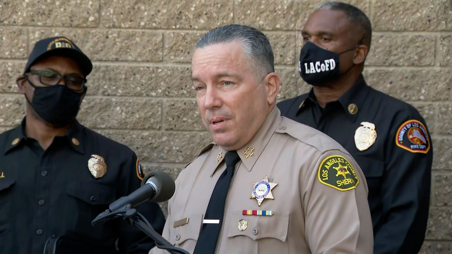 L.A. County Sheriff Alex Villanueva.
