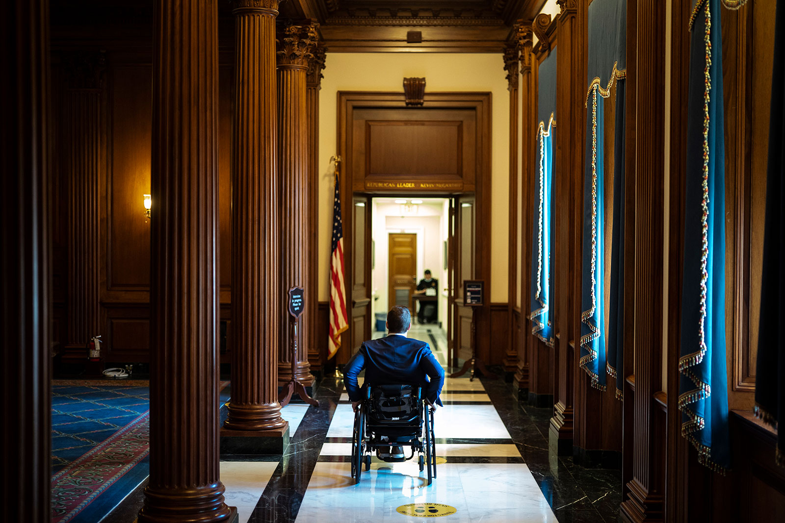 Rep. Madison Cawthorn at the US Capitol in February.